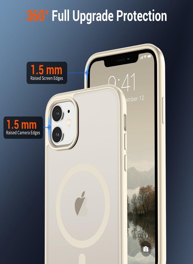 SUPFINE Magnetic for iPhone 11 Phone Case (Compatible with MagSafe) (Military Grade Drop Protection) Translucent Matte Shockproof Phone Cover,Dark Purple - Image 4