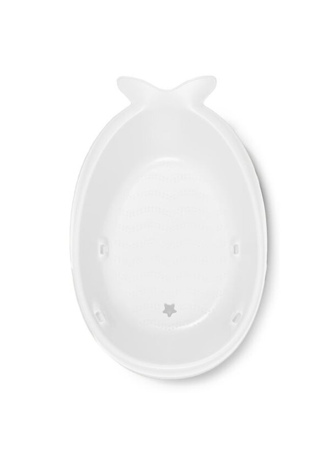 Skip Hop Bath Tubmoby Smart Sling 3 - Stage Tub, Pvc - Free, Phthalate - Free, Non Slip Bath Tub For New Born With Drain Plug, Birth To 11Kg - White Colour - Image 2