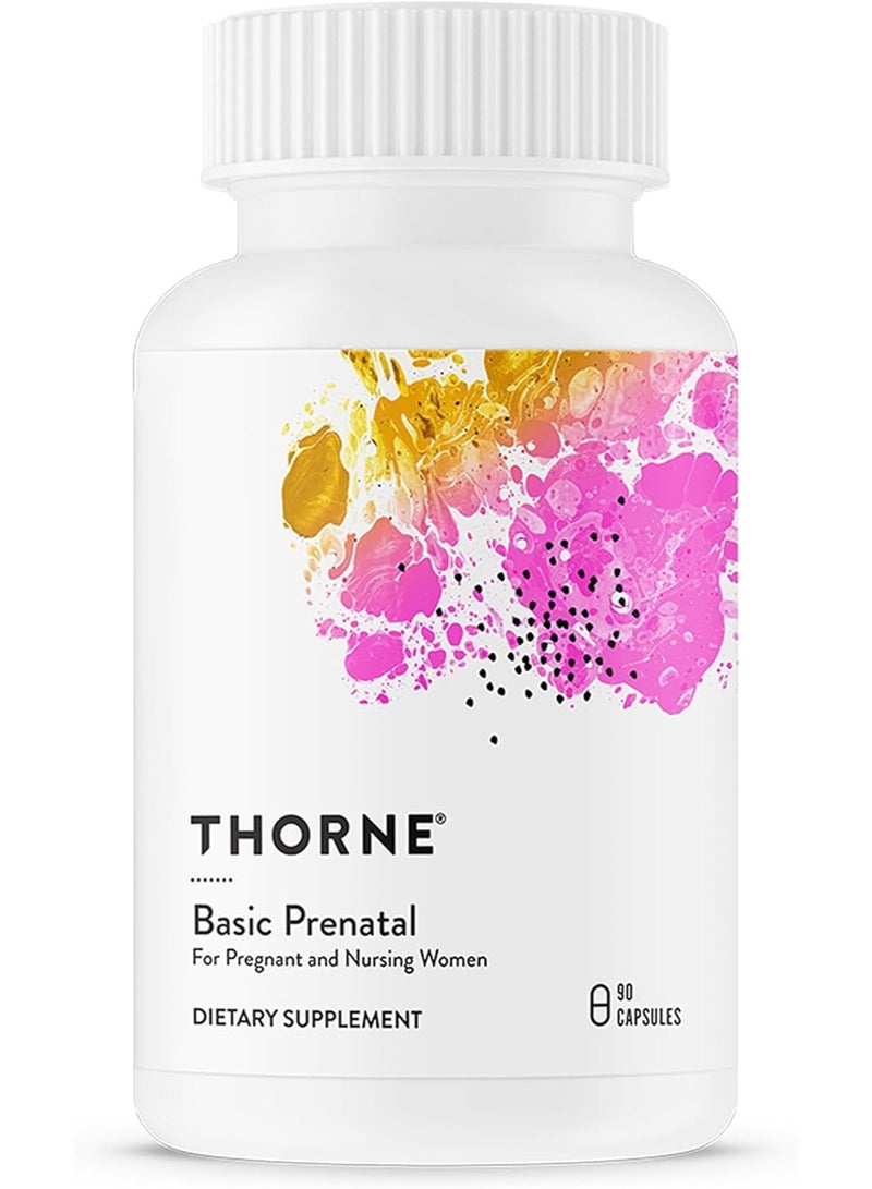 Thorne Basic Prenatal - For Pregnant and Nursing Women Dietary Supplement - 90 Capsules - Image 1