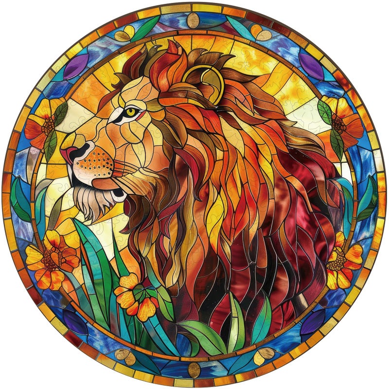 Mys Aurora Unique Wooden Jigsaw Puzzles NatureLion 500 Pcs King Size 165 x 165 Luxurious Animal Shaped Wood Puzzle Beautiful Package Best Gift for Adults - Image 3