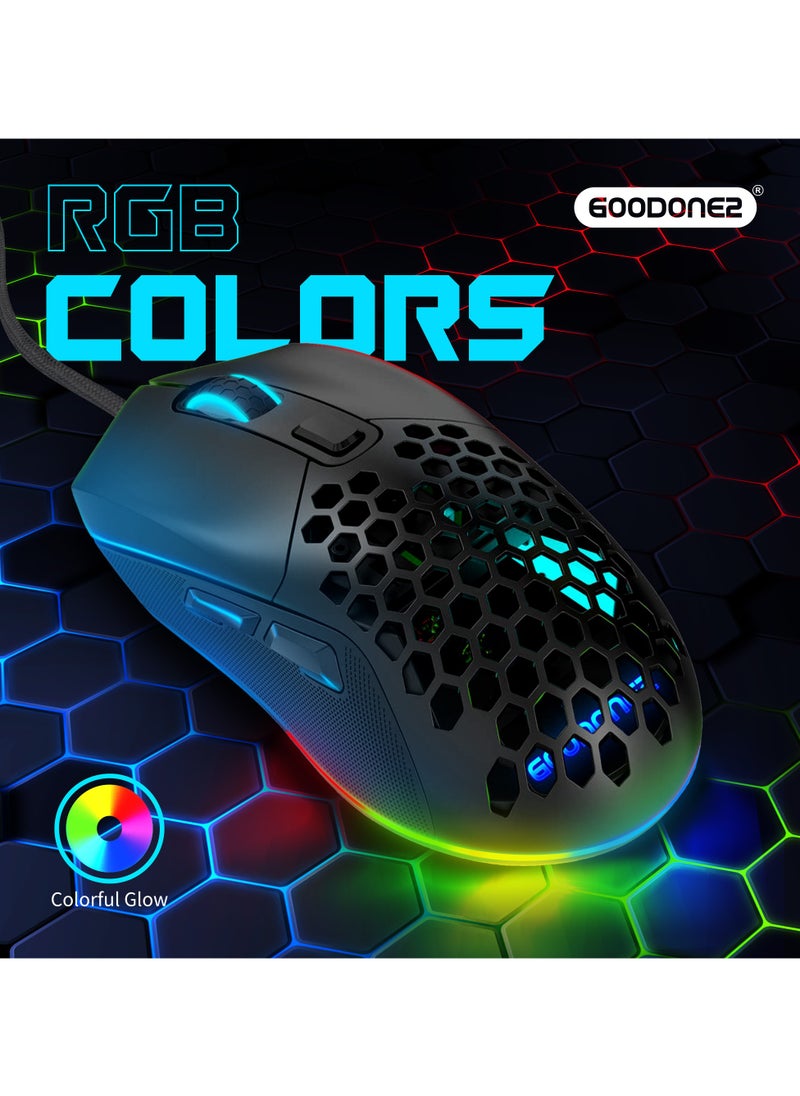 G300 Wired Gaming Mouse, 7200 DPI, 6 Programmable Buttons, 2 Back Cover interchangeable, PC/Mac Computer and Laptop Compatible - pzsku/ZF234A44F626DA0CAA438Z/45/_/1732716273/be801366-166a-429c-b183-97c9c77b058b