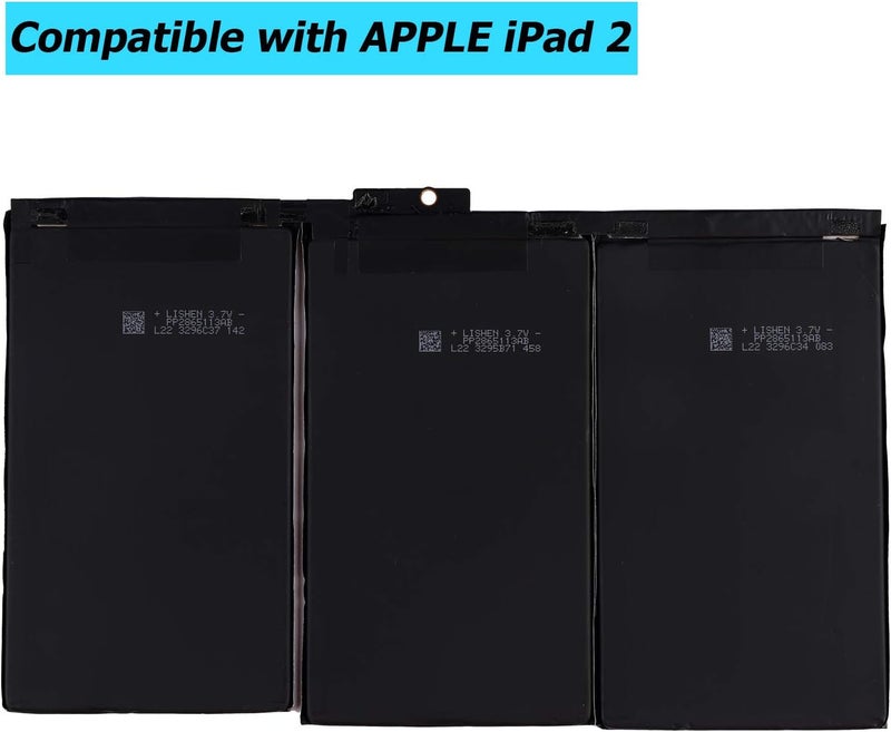 بطارية بديلة متوافقة Upplus A1376 لجهاز iPad 2 الجيل الثاني A1395، A1396، A1397 مع مجموعة الأدوات - Image 4