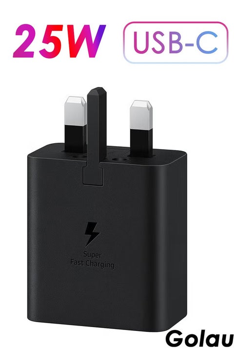 25W USB C Super Fast Charging Charger - Compatible with S24 S23 S22 S21 S20 Ultra, S24+ S23+ S22+ S21+, A53, A15, A 55, A54 - Type C Power Adapter
