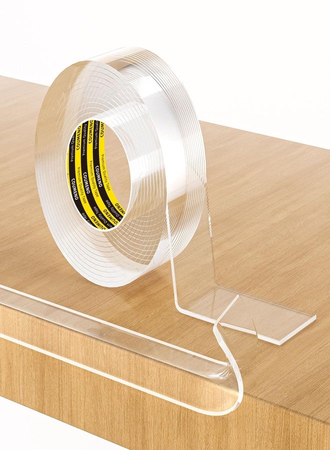 COUMENO Clear Edge Protector, 0.8" x 9.84FT, Safe Corner Protector, Anti-Sharp Edge Protector, for Furniture, Drawers, Tables, Cabinets - Image 1