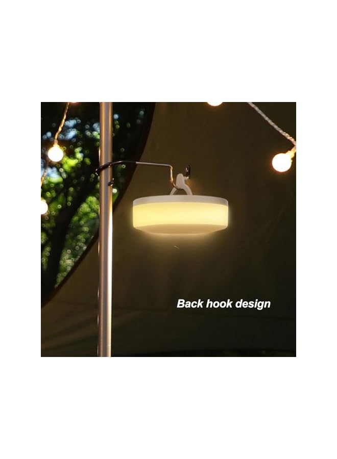 The Bros Camping String Lights, 2 in 1 USB Rechargeable Outdoor String Lights Quick Roll Up String Lights, Adjustable Brightness, Portable LED Tent Light for Hiking Christmas Decor, 32.81ft - Image 5