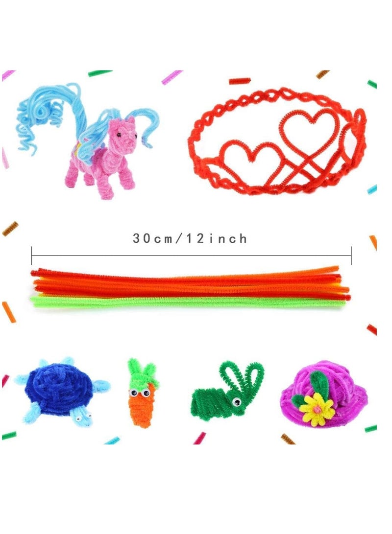 ATKET 20-Piece Pipe Cleaners Assorted Colours 30cm Size - Image 2