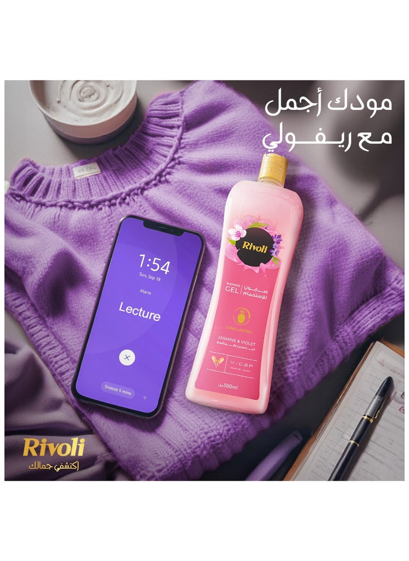 Rivoli - RIVOLI Shower GeL JASMINE and VIOLET 500 ML - Image 1