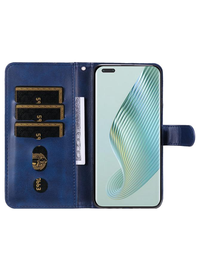 Zaboon Case For Honor Magic5 Pro Calf Texture Zipper Leather Phone Case - Image 4