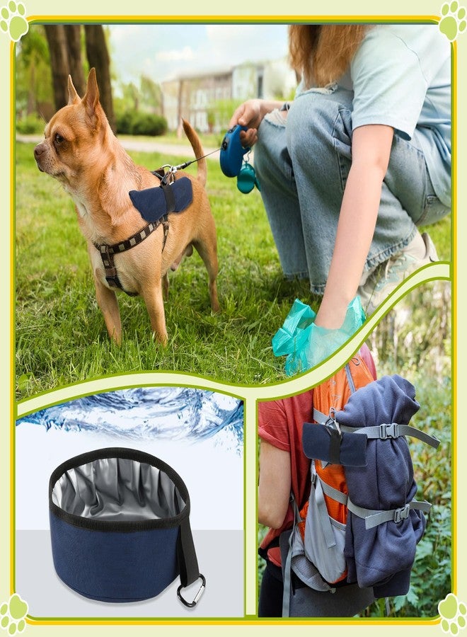 Zopeal New Puppy Gift Basket Dog Toy Pet Accessories Portable Travel Bowl, Grooming Brush, Squeaky Toy, Suction Cup Feeder, Chew Ropes, for Dog Birthday Gifts Puppy Necessities - Image 4