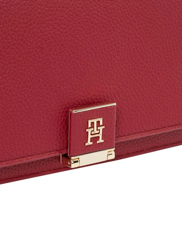 TOMMY HILFIGER HERITAGE FLAP BAG WITH CHAIN