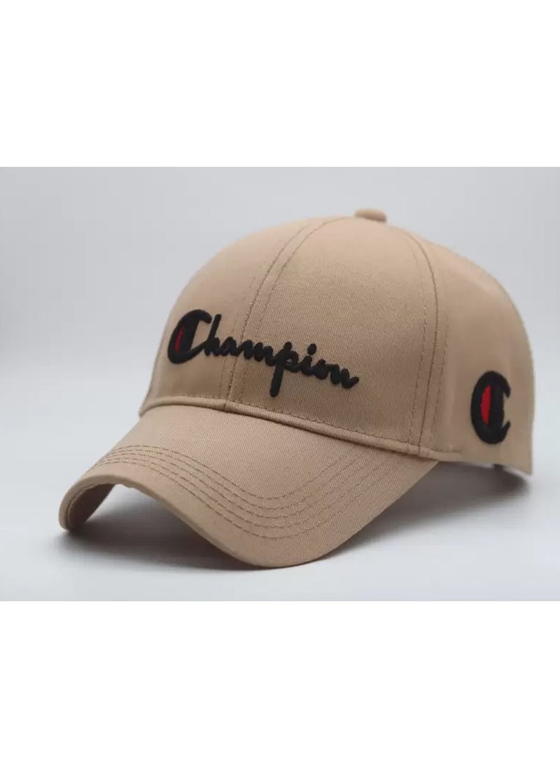 Champion - Unisex Champion Letter Embroidered Sports Hat - Image 1