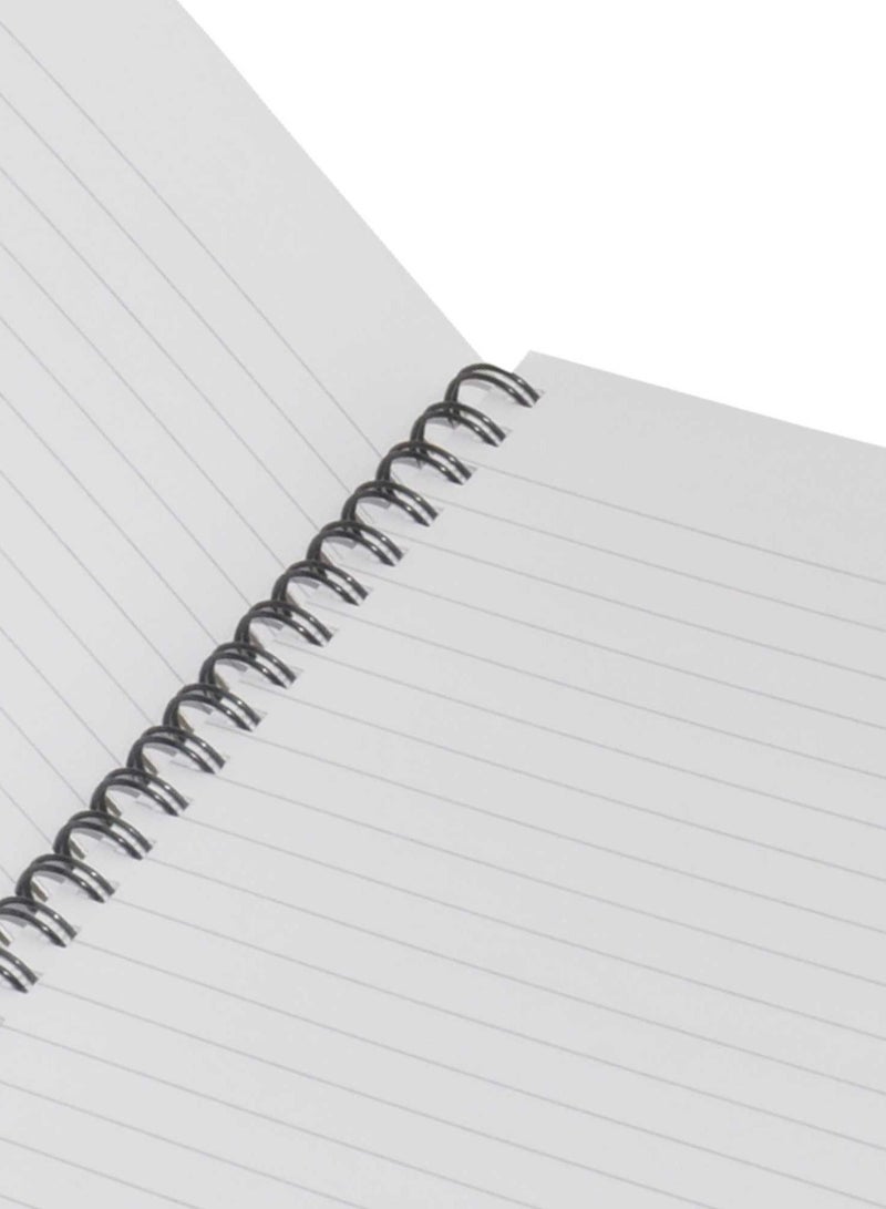 FIS LIGHT Pack of 10  Spiral Soft Cover Notebook, Single Line, 9X7 Inches (22.86 X 20.32 CM) 100 Sheets -LINB971708S - Image 2