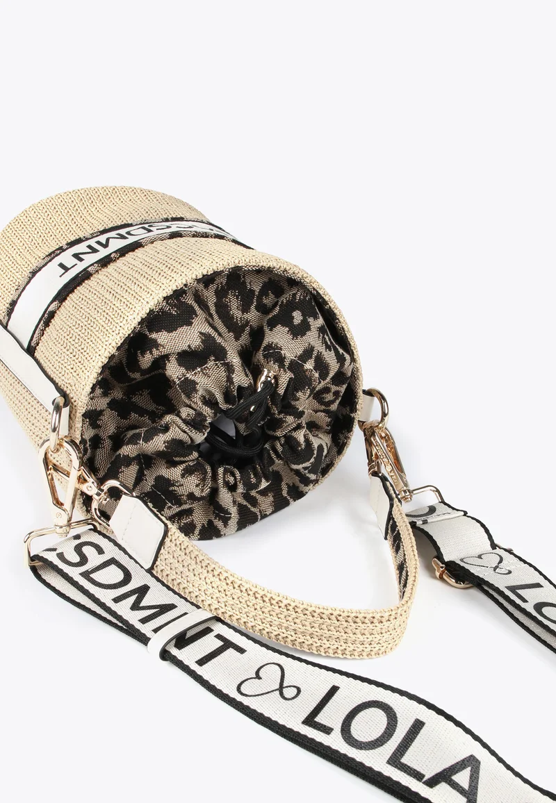 Lola Casademunt Crossbody Bag With Animal Print Details