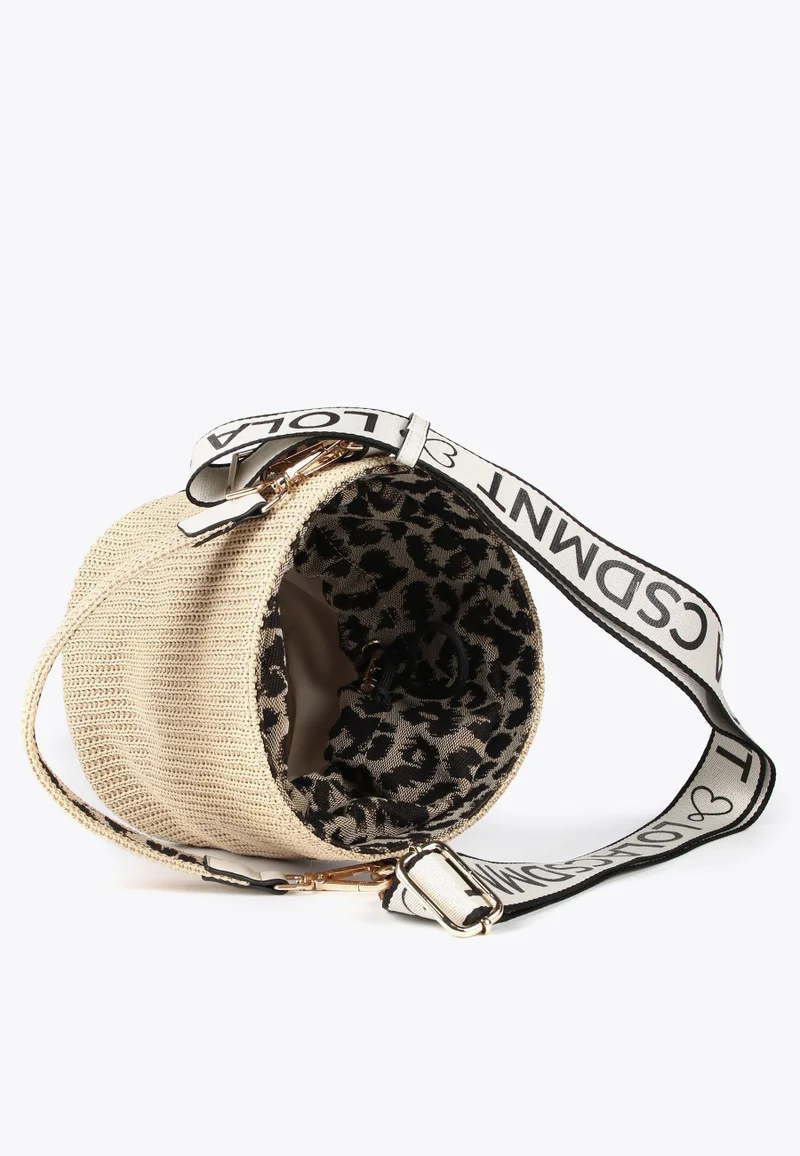 Lola Casademunt Crossbody Bag With Animal Print Details