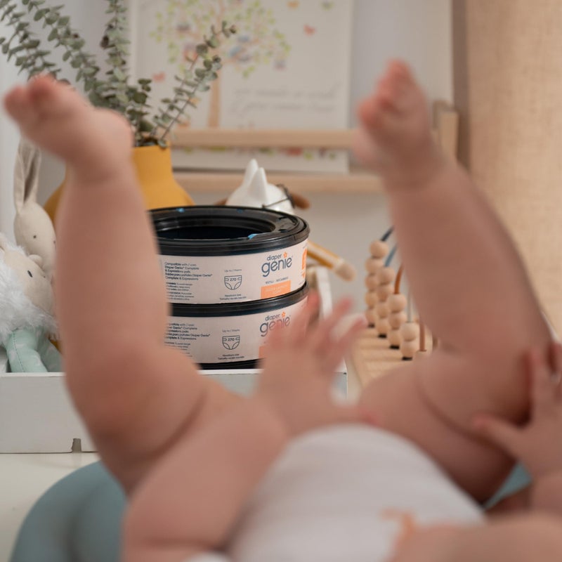 Diaper Genie Bags Refills 270 Count (Pack of 3) Clean Laundry Scent | Diaper Pail Refills with Max Odor Lock | Holds up to 810 Newborn Diapers - Image 5