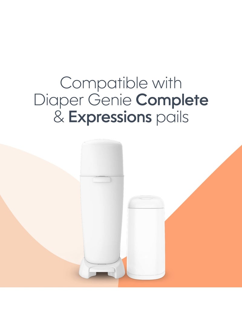 Diaper Genie Bags Refills 270 Pack Of 3 Clean Laundry Scent Diaper Pail Refills With Max Odor Lock Holds Up To 810 Newborn Diapers  - Image 4