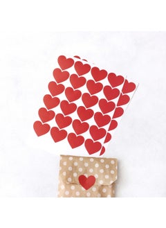 Bimotif Red heart sticker, 3.2 cm 2 pages  - Image 1