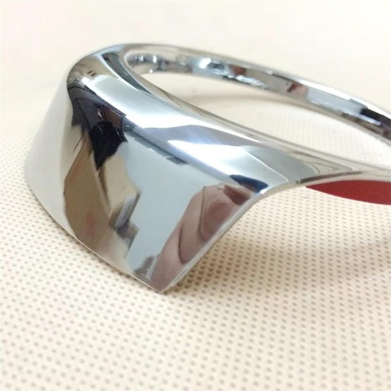 DEMULAX ABS Chrome Fog Lamp Cover for Ford Edge - Image 2