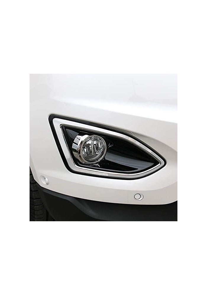 DEMULAX ABS Chrome Fog Lamp Cover for Ford Edge - Image 5