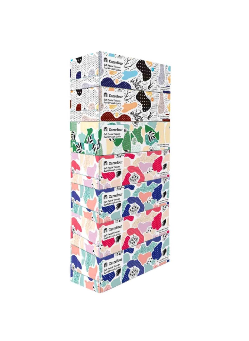 Tissues White 150 Sheets Pack of 7