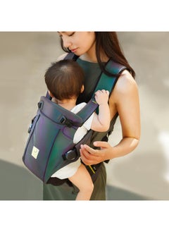 Babycare Babycare - Decompression Baby Carrier Ergonomic Adjustable Breathable Lightweight Hip Seat for Newborns and Toddlers – Soft, Comfortable, Durable, Breathable, Multi-Position, Safe, Babywearing, Supportive, Compact, Travel-Friendly - Pink  - Image 4