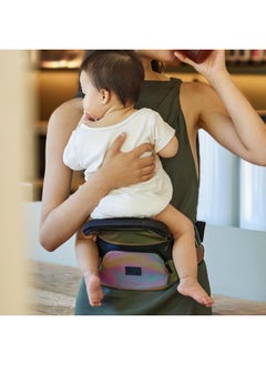 Babycare Babycare - Decompression Baby Carrier Ergonomic Adjustable Breathable Lightweight Hip Seat for Newborns and Toddlers – Soft, Comfortable, Durable, Breathable, Multi-Position, Safe, Babywearing, Supportive, Compact, Travel-Friendly - Pink  - Image 3