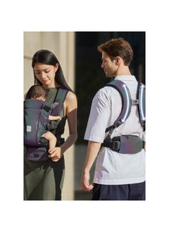 Babycare Babycare - Decompression Baby Carrier Ergonomic Adjustable Breathable Lightweight Hip Seat for Newborns and Toddlers – Soft, Comfortable, Durable, Breathable, Multi-Position, Safe, Babywearing, Supportive, Compact, Travel-Friendly - Pink  - Image 5