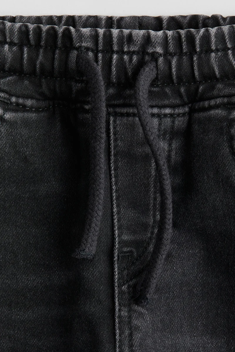 H&M Cotton Denim Joggers