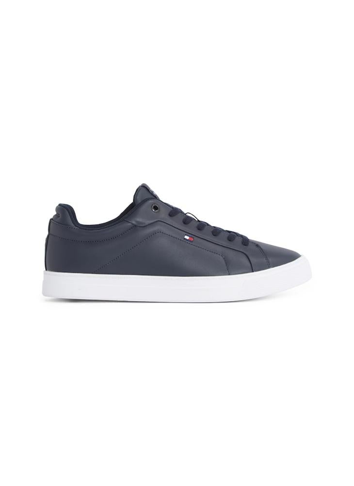 TOMMY HILFIGER - Icon Court Leather Trainers - Image 1