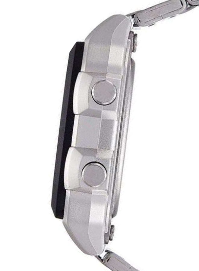 كاسيو ساعة يد رقمية شبابية AE-1200WHD-1AVDF - 45 مم - لون فضي رجال - Image 3