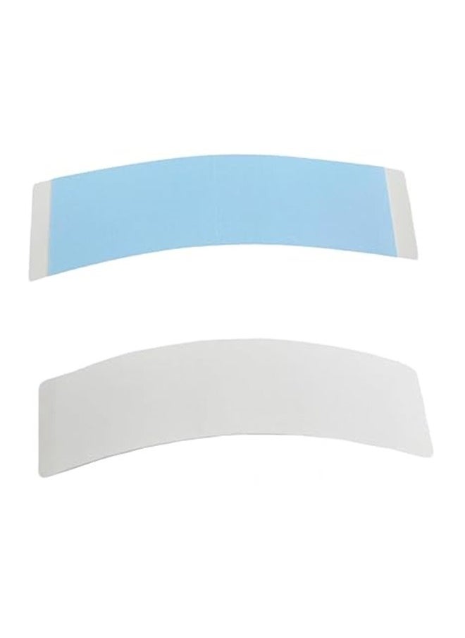 Generic 36-Piece Water-Proof Front Wig Tape Strips Set Blue 7.6*2.2cm，Tape Hair System Tape Bonding Toupee Hairpiece Hair Extensions Tape Adhesive Glue Strips Wig Tape Double Sided Shape C Contour  - Image 4