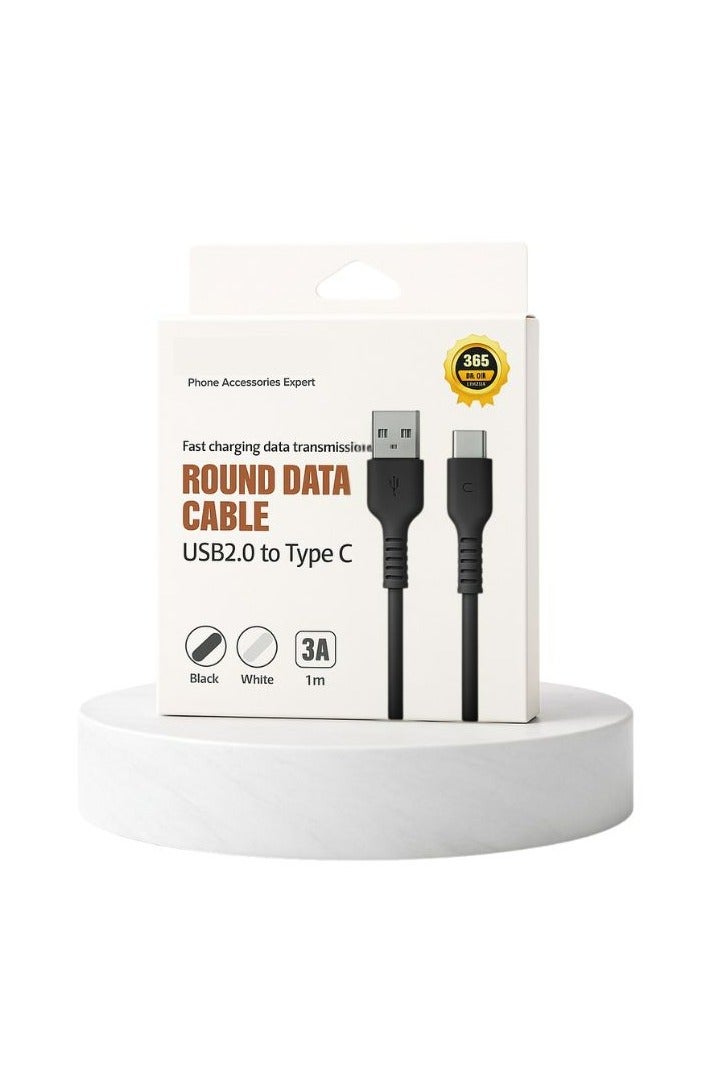 3A USB Type-C Fast Charging Cable – Compatible with iPhone Pro Max & Samsung Galaxy – High-Speed Data & Power Transfer