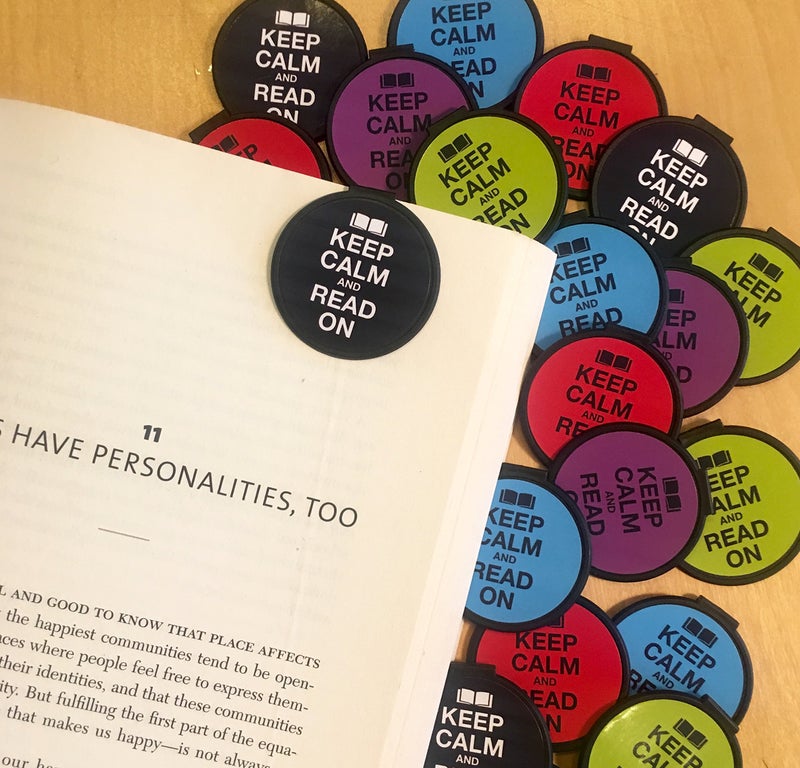 Fun-N-Nuf Keep Calm and Read on Bookmarks - 36 Bulk Bookmarks for Kids Girlâ€™s Boys- School Student Incentives â€“ Library Giveaways â€“ Reading Rewards - Party Favor Prizes - Classroom Reading Awards! - Image 1