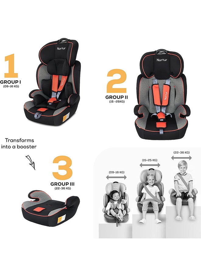 Nurtur Ragnar Convertible Car Seat, Multicolor  - Image 4