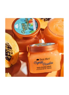 Tree Hut TREE HUT PAPAYA PARADISE SHEA SUGAR SCRUB-510 G  - Image 4