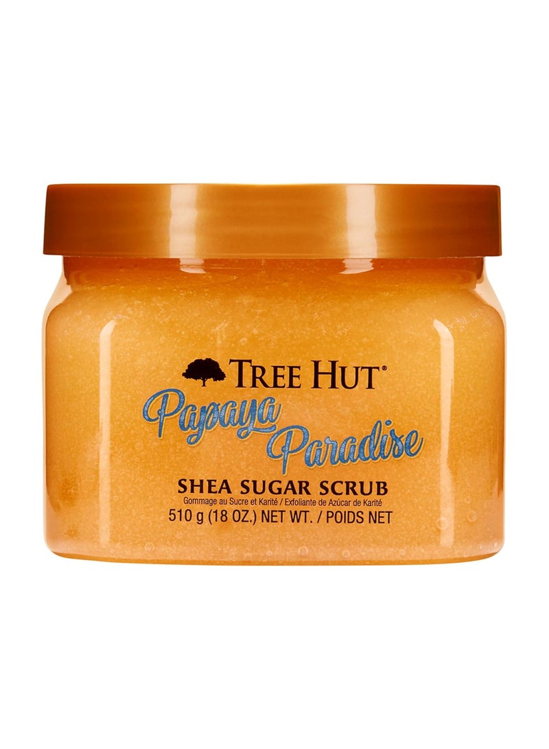 Tree Hut TREE HUT PAPAYA PARADISE SHEA SUGAR SCRUB-510 G - Image 1
