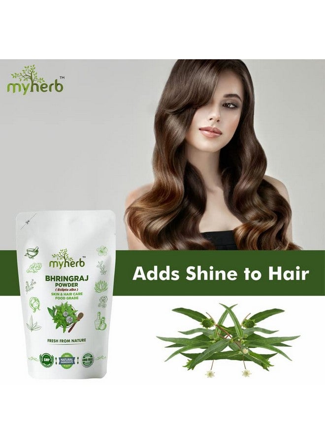 myherb 100% Natural Organic Bhringraj Powder (Eclipta Alba) || 227 Gm/0.5 Lbs || Ayurvedic Powder || For Use, Food Grade Skin, Hair & Internal Care || For Men And Women - Image 4