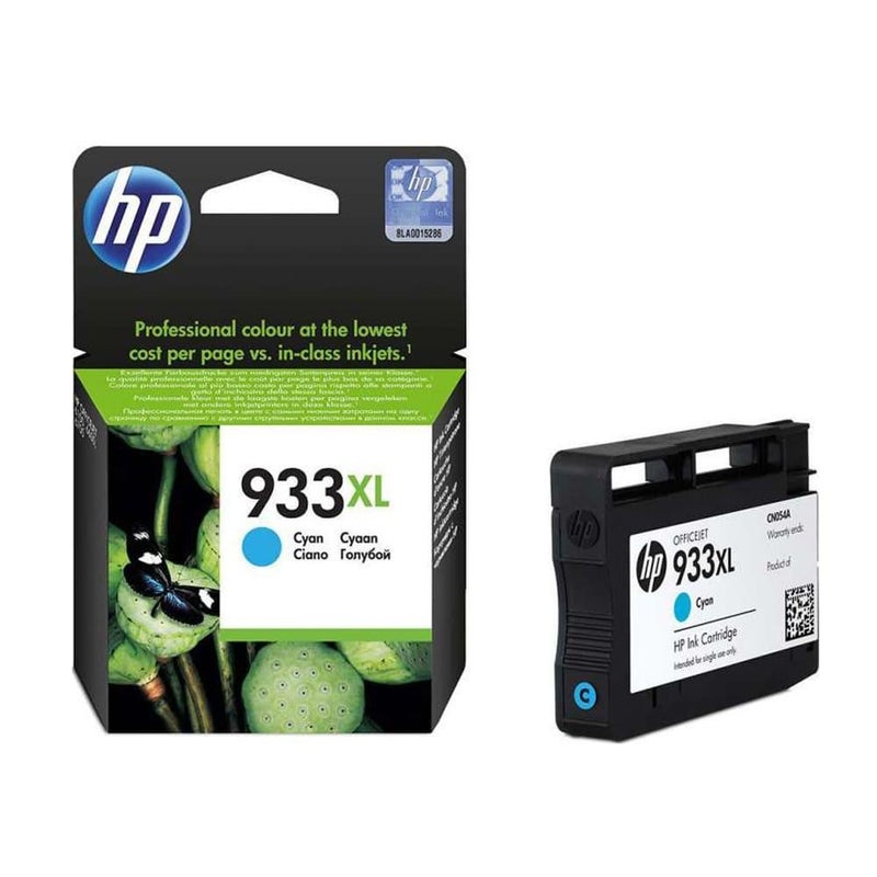 HP 933XL High Yield Cyan Original Ink Cartridge Cyan