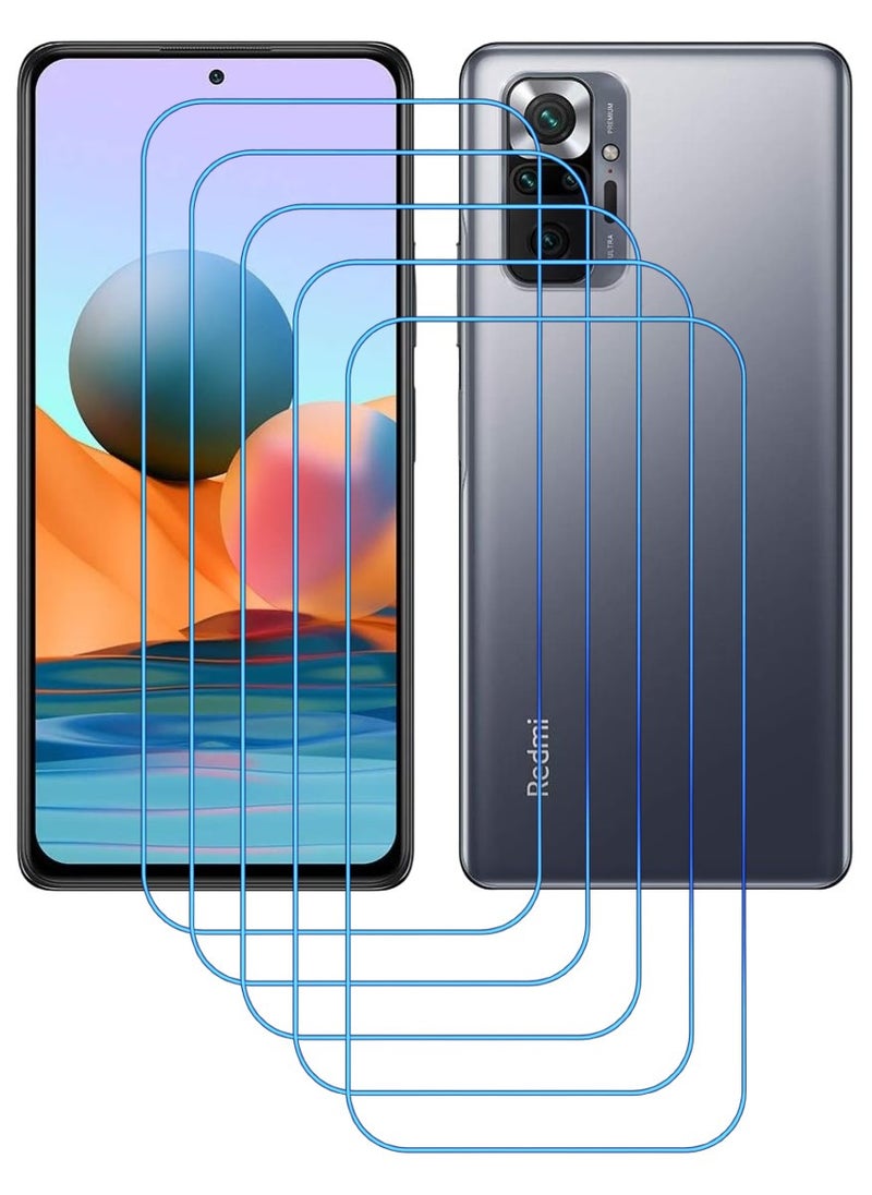 أكاليكس 5 قطع، حماية شاشة،  لهاتف شاومي  ريدمي نوت 10 برو ، جودة ممتازة. - Image 1