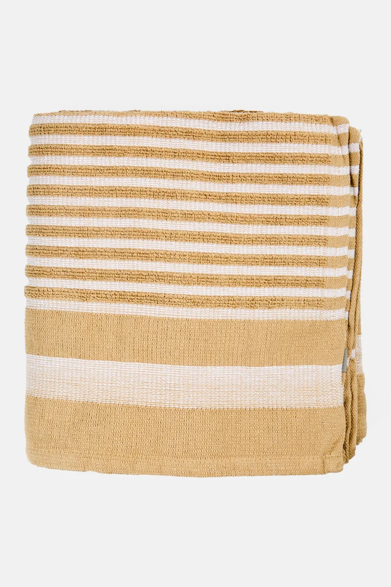 موي موتشو Textured Bath Towel 160 L x 97 H cm, Tan