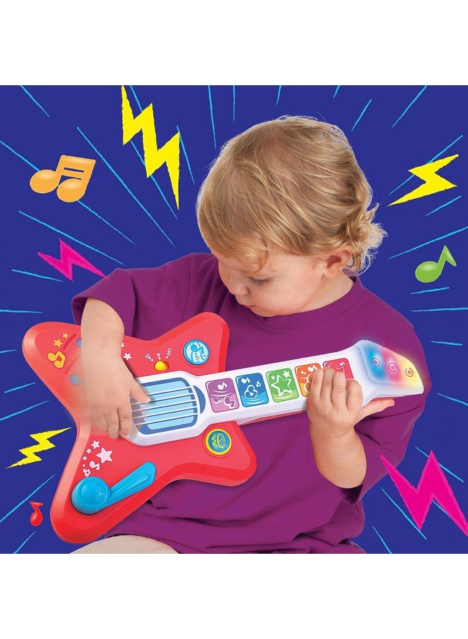 Hap-p-kid Magic Touch Guitar, Toddler Light Up Music Toy With Volume Control, Infant Touch Sensor Musical Instrument, 3 Modes Of Play, Kids Toy Gifts For 12 18 24 Month, 1 2 3 Year Old Boys Girls - Image 3