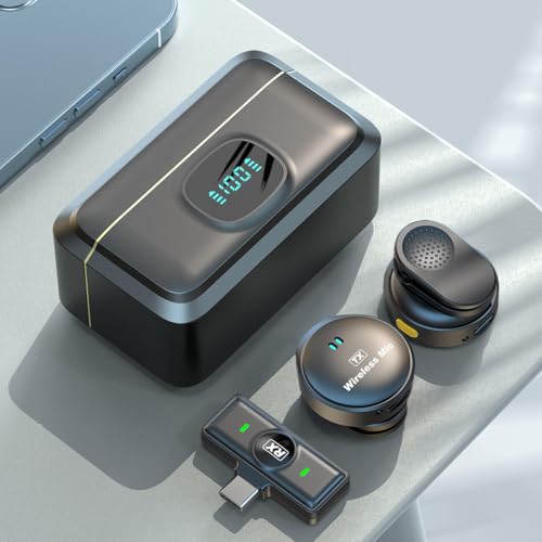 MOCKING BIRD Q8 Wireless Mic Magnetic Mini Microphone for i Phone & Android| Type C Collar Mic 360° Mic Sound Capture, Noise Cancelling, 40hrs Battery| Wireless mic for YouTube, Recording, Vlogging - Image 4