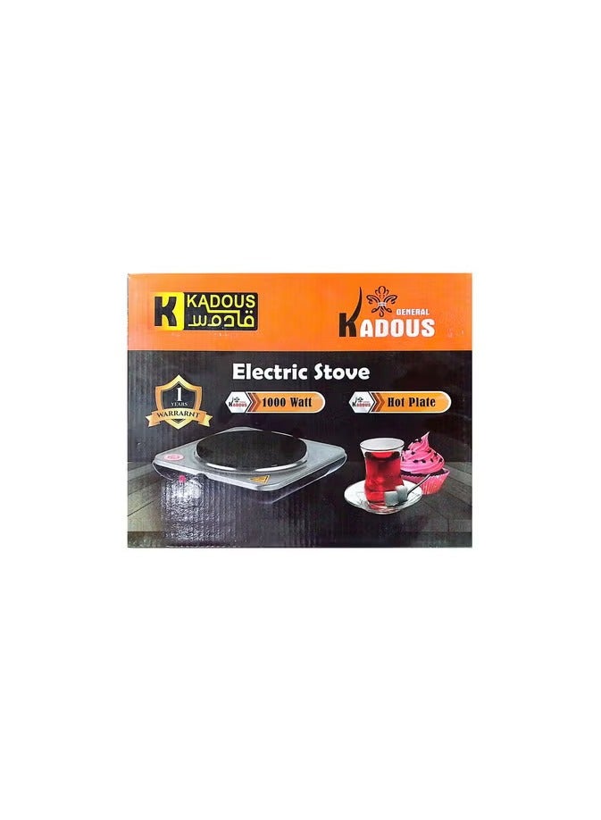 1000W Single Burner Stainless Steel Electric Cooker with Hot Plate 1 Year Warranty - Image 3