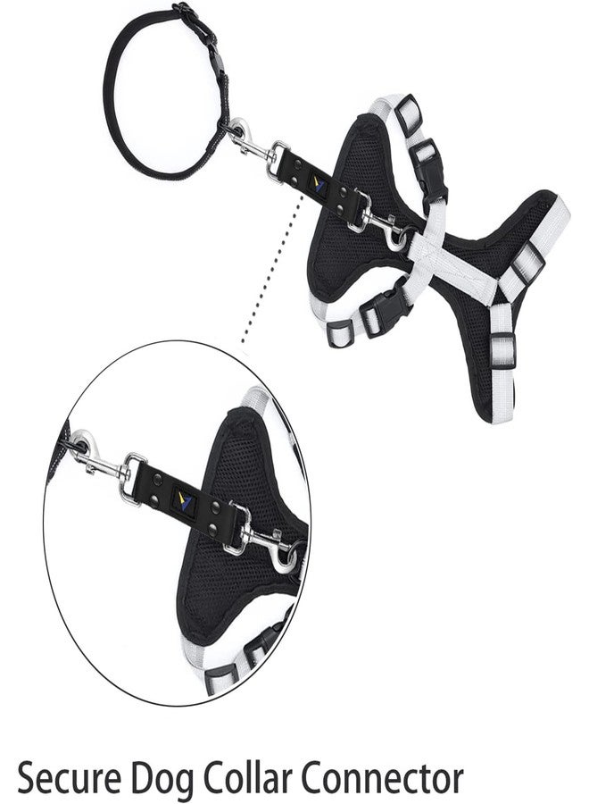 DEYACE Dog Collar Safety Clip, 2 Pack Waterproof Heavy Backup for Prong Collar, Dog Harness Collar Leash Connector (10-Inches, Black) - Image 3