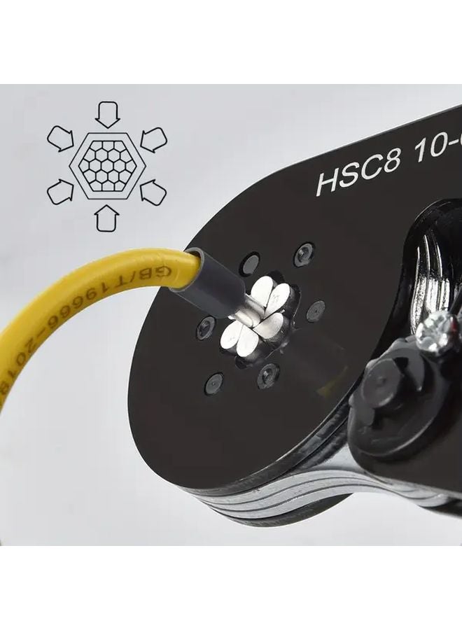 HSC8 16 6 1000PCS KIT Cold Press Terminal Crimping Tool Carbon Steel Handle - Image 5