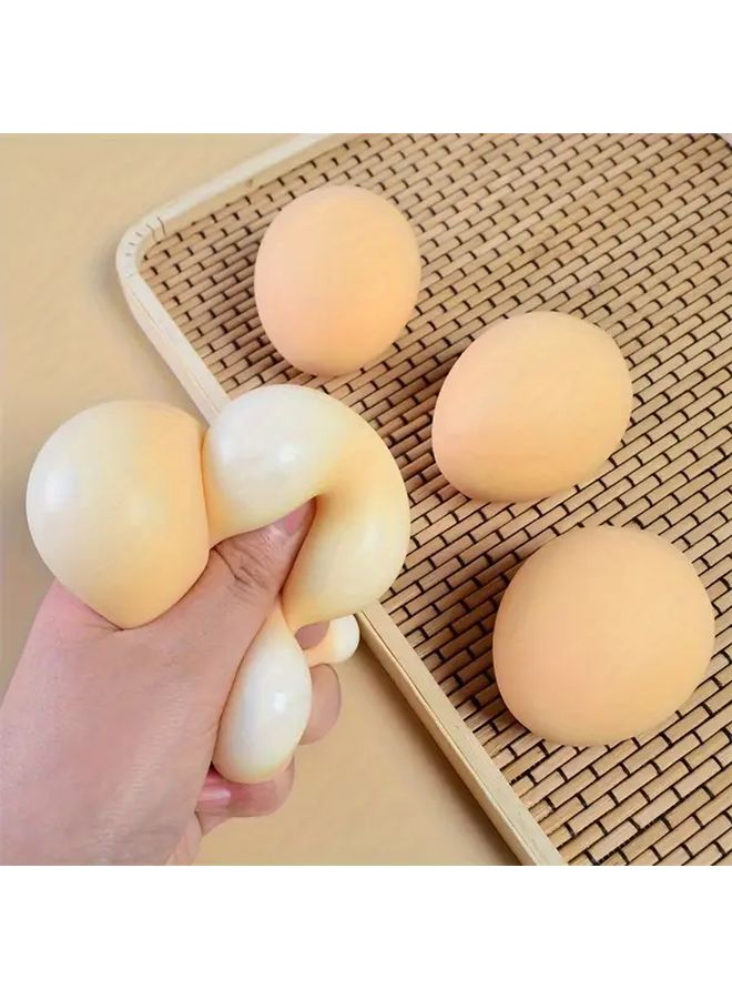 5 PCS Egg Squeeze Stretch Toys Halloween Candy Fillers Christmas Birthday Gifts - Image 2