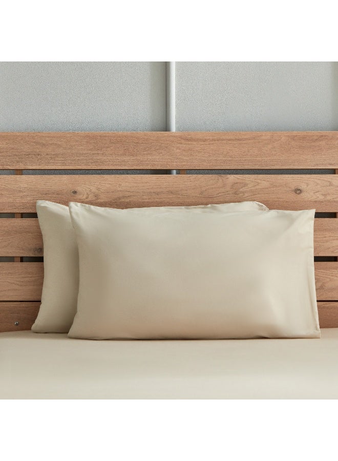 Home Box Essential 2-Piece Cotton Pillow Cover Set 75 x 50 cm - Image 3