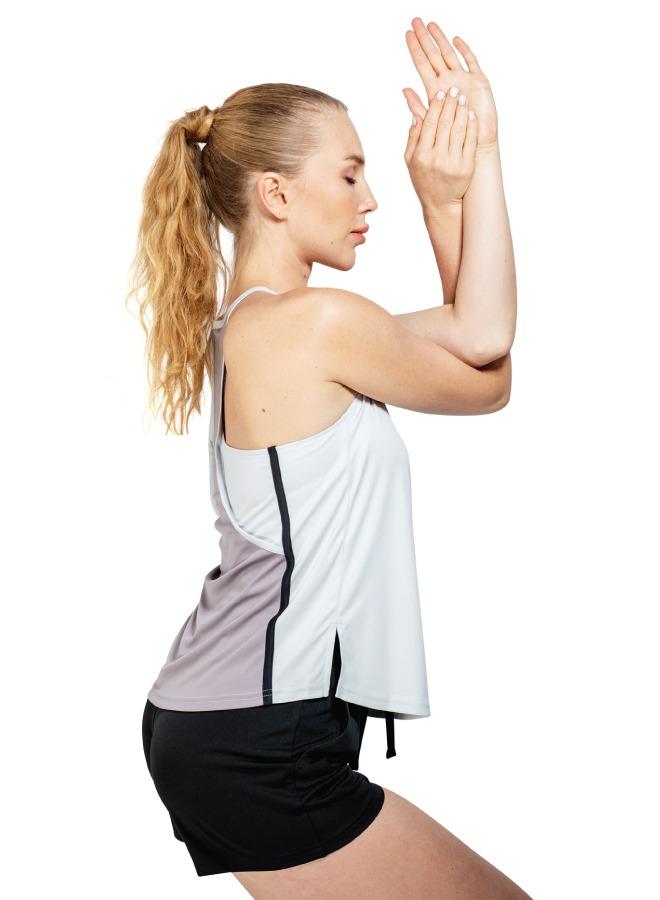 ZAECY Women's Loose-Fit Panelled Tank - Image 3