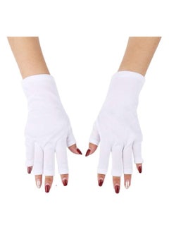 Generic Gel Nail Gloves, 1 Pair Anti UV Glove Short Gloves UV and Sunblock Protection Shield Gloves Workout Gloves for Summer Outdoor  - Image 1