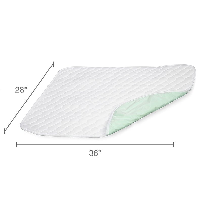 DMI Waterproof Sheet to be Used as a Bed Pad, Bed Liner, Mattress Protector, Pee Pad, Furniture Cover or Seat Protector with Quilted Slide Sheet and 4 Layers of Protection, Without Straps, 28 x 36 - Image 3